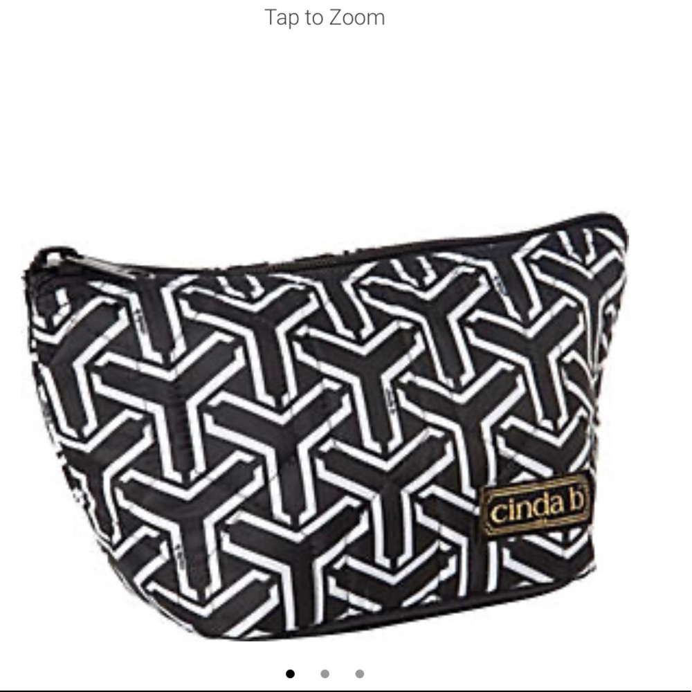 Cinda B Medium Cosmetic in Jet Set Black